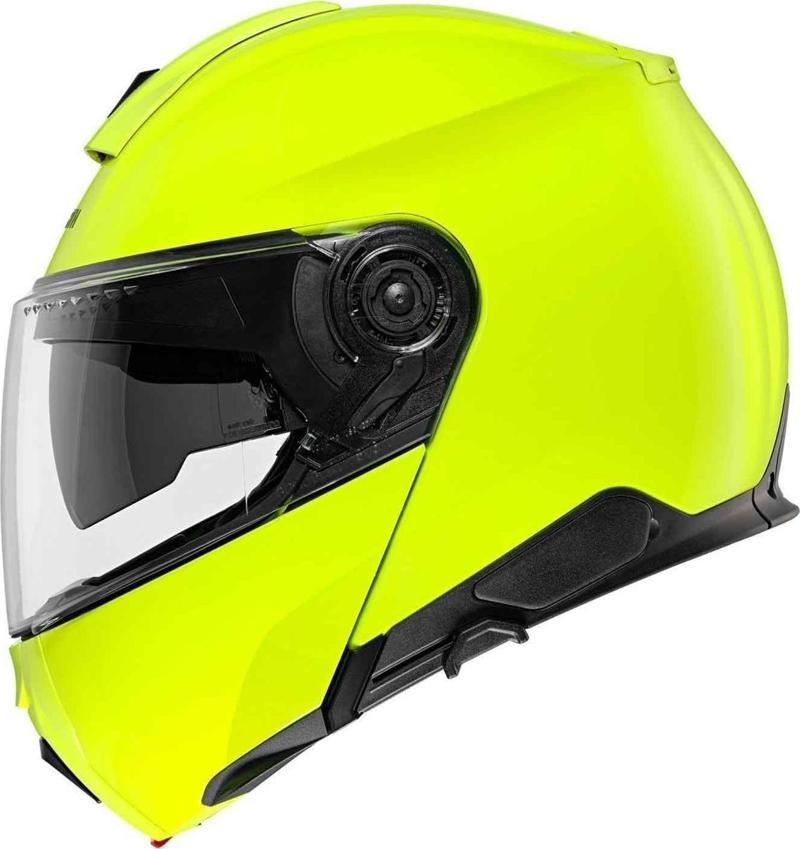 C5 FLUO YELLOW ÇENE AÇILIR MOTOSİKLET KASKI