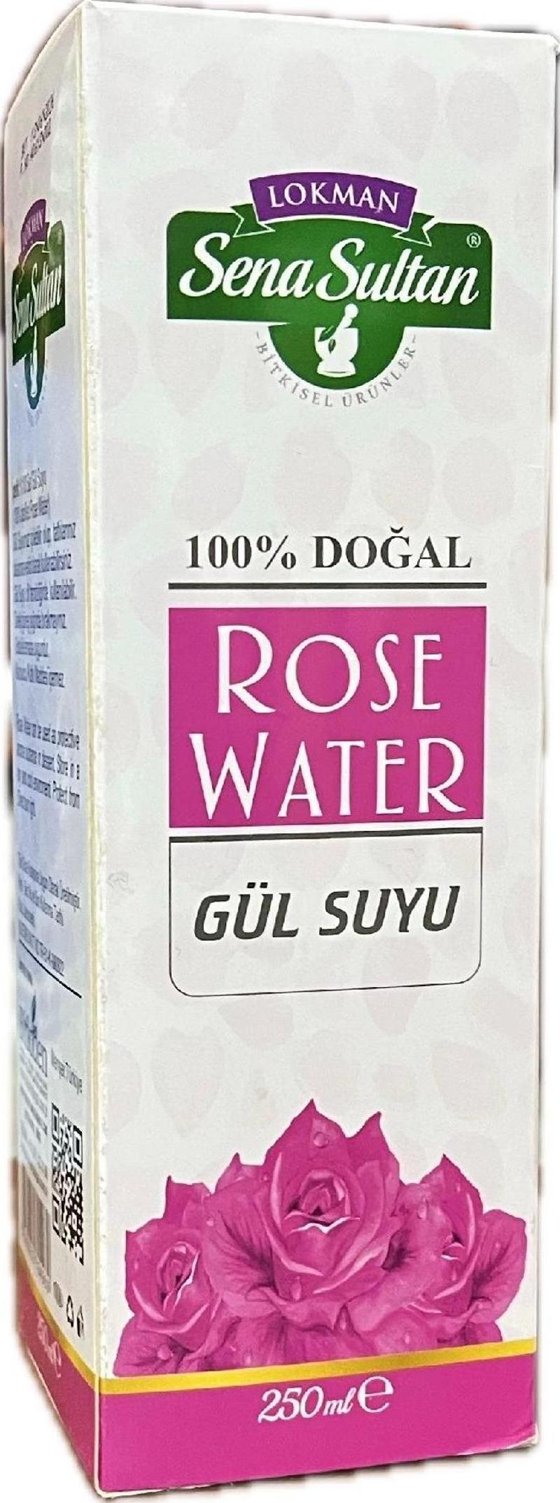 Doğal GülSuyu (100% distilled Rose Water) gıdaya uygun 250 ml