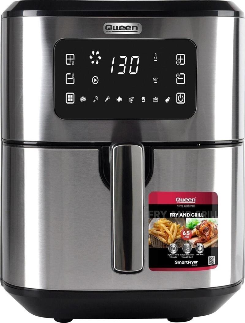 Smartfryer Xxl Airfryer 6,5 lt Dokunmatik Yağsız Sıcak Hava Fritözü