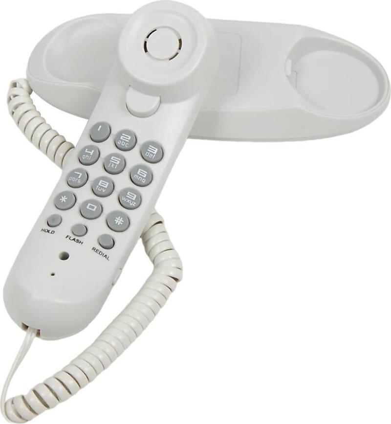 Ayt Trax TW-105 Duvar Telefonu Duvar Masa Tipi Sabit Telefon Kablolu