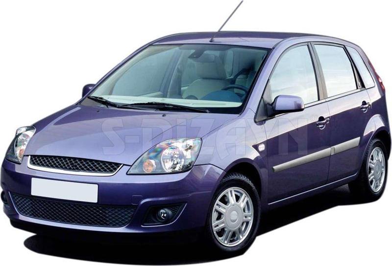 Ford Fiesta Uyumlu Krom Yan Kapı Çıtası 4 Parça 2006-2009