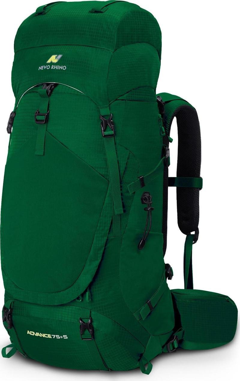 Profesyonel Outdoor Dağcılık, Kamp ve Yürüyüş Sırt Çantası (75+5  Litre) Yeşil 8929