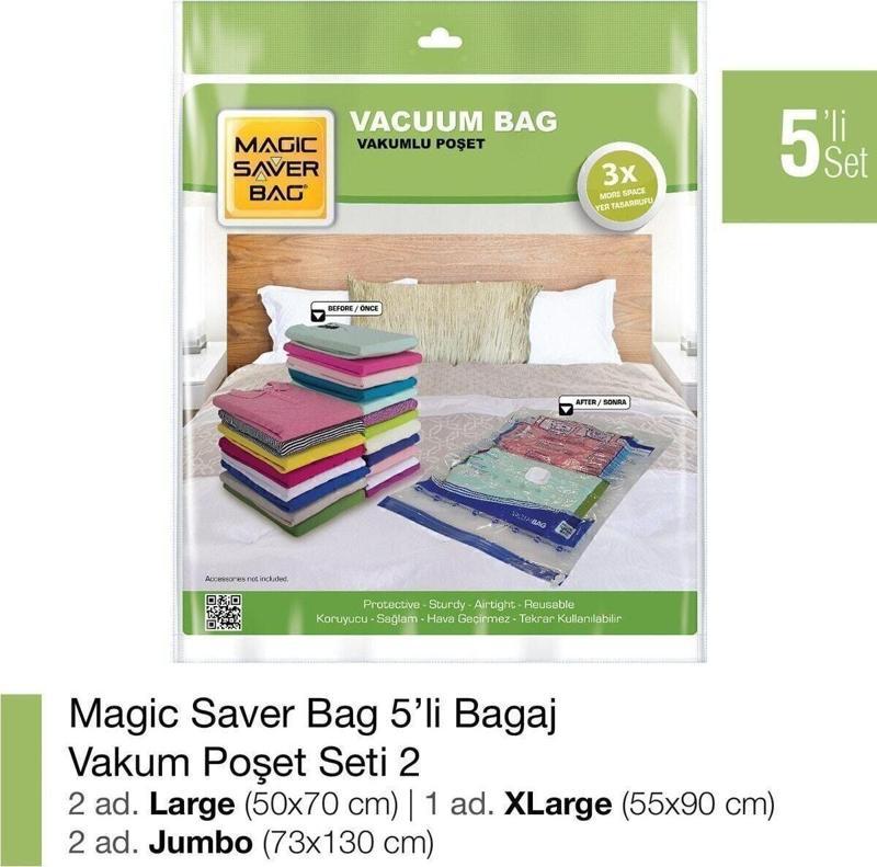 5’Li Vakumlu Poşet Set-2