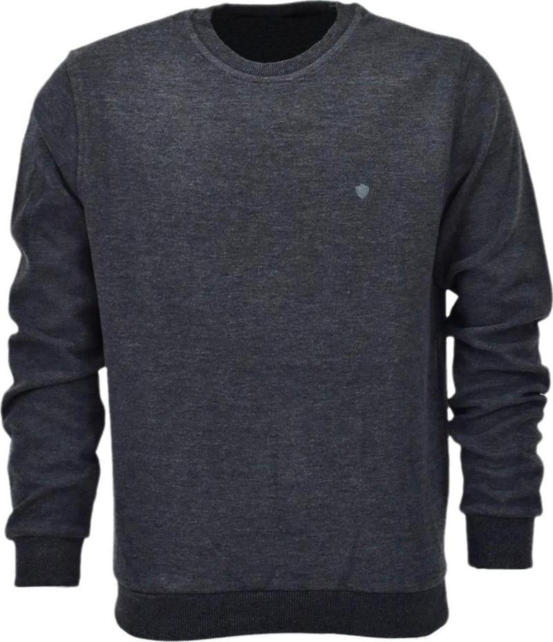 Erkek Büyük Beden Sıfır Yaka Sweatshirt  6834 BT BGL-ST04021