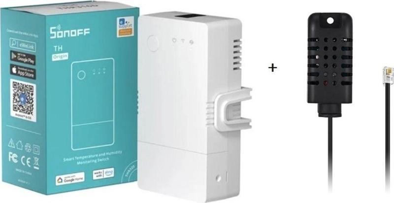 Sonoff Th Origin Ve Sonoff Am2301 Sıcaklık Ve Nem Sensörü (Rj9 Uçlu )