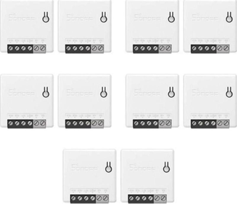 10 Adet Mini R2 – Iki Yönlü Akıllı Anahtar (Google Home & Alexa)