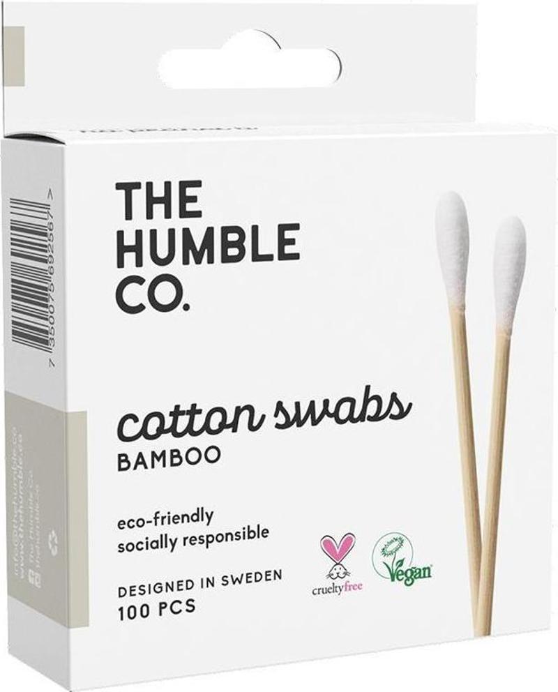 Humble Cotton Swabs Bamboo Beyaz Kulak Çubuğu 100 Adet