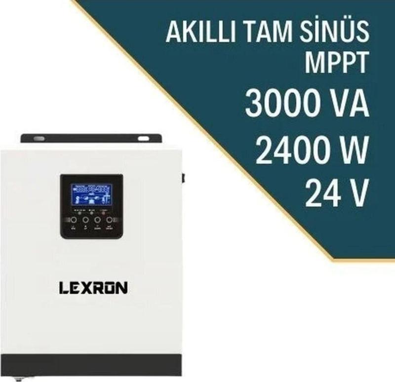 3Kva 2400W Watt Mppt 24V Tam Sinüs Akıllı Inverter Inverter