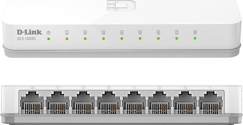 DES-1008c 10/100 Mbps 8 Port Ethernet Switch