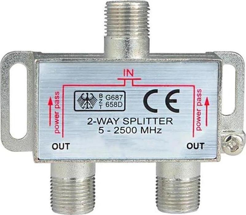 Fully E-335A 5-2500 Mhz 1/2 Splitter