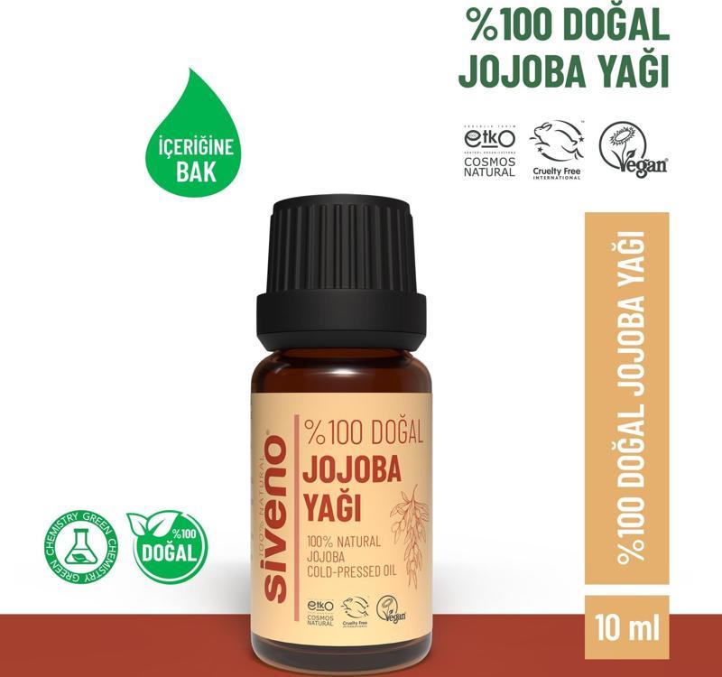 %100 Doğal Jojoba Yağı Soğuk Sıkım 10ml