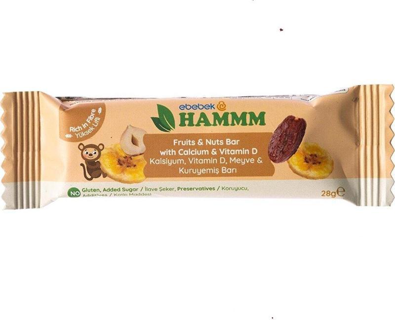 Kalsiyum & D Vitamin Bar 28 gr