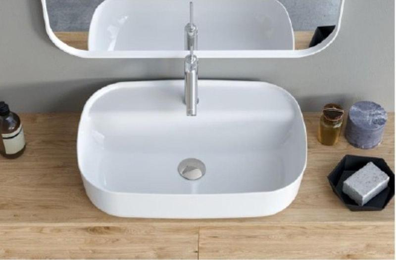 Aqua Tezgahüstü Lavabo 60X40 Cm Beyaz