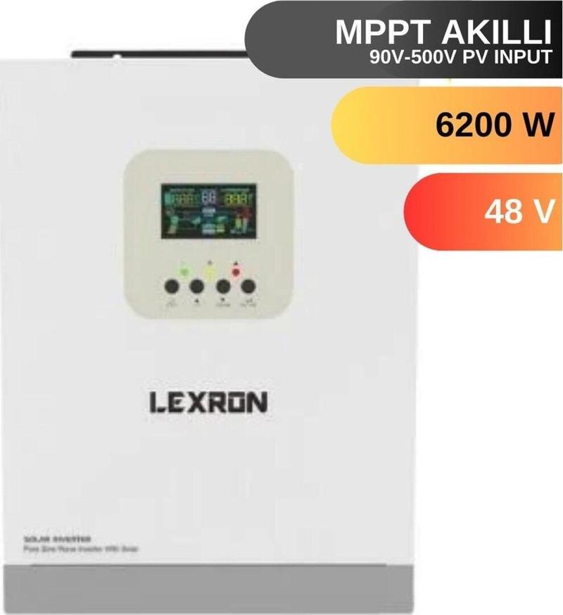 6.2 kW 48 V Mppt 90-500v Pv Input 100a Mppt Akıllı Inverter Parallenebilir
