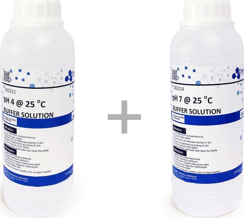 Kalibrasyon Sıvısı Seti PH4 ve PH7 500ml