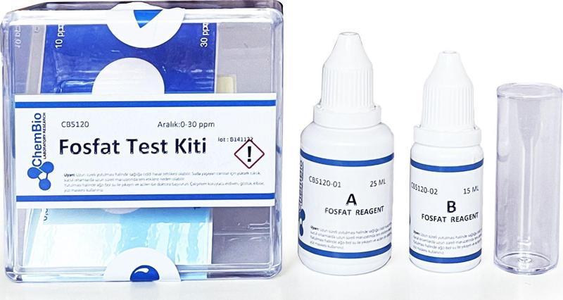 Fosfat (Orto) Test Kiti 100 Test (0,5 - 1 - 2,5 - 5 - 10 -30 Ppm)