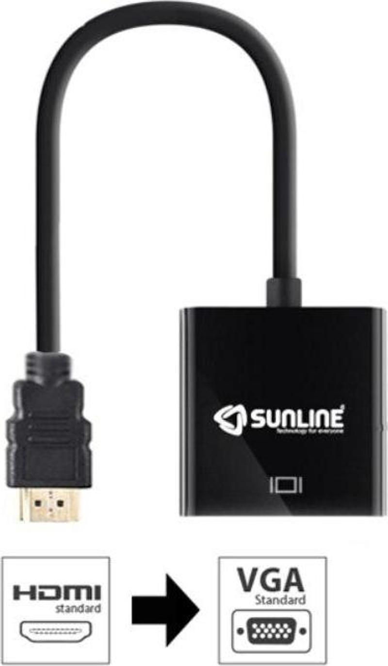 Sunline 170601 HDMI-VGA Dönüştürücü