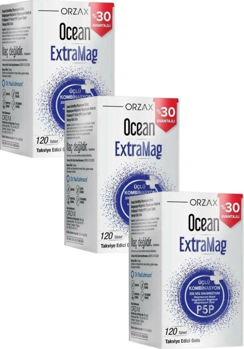 Extramag 120 Tablet x 3 Adet