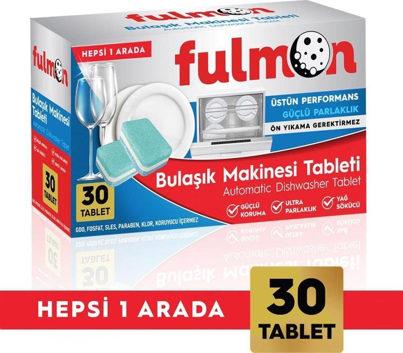 30'LU BULAŞIK MAKİNESİ TABLETİ HEPSİ BİR ARADA