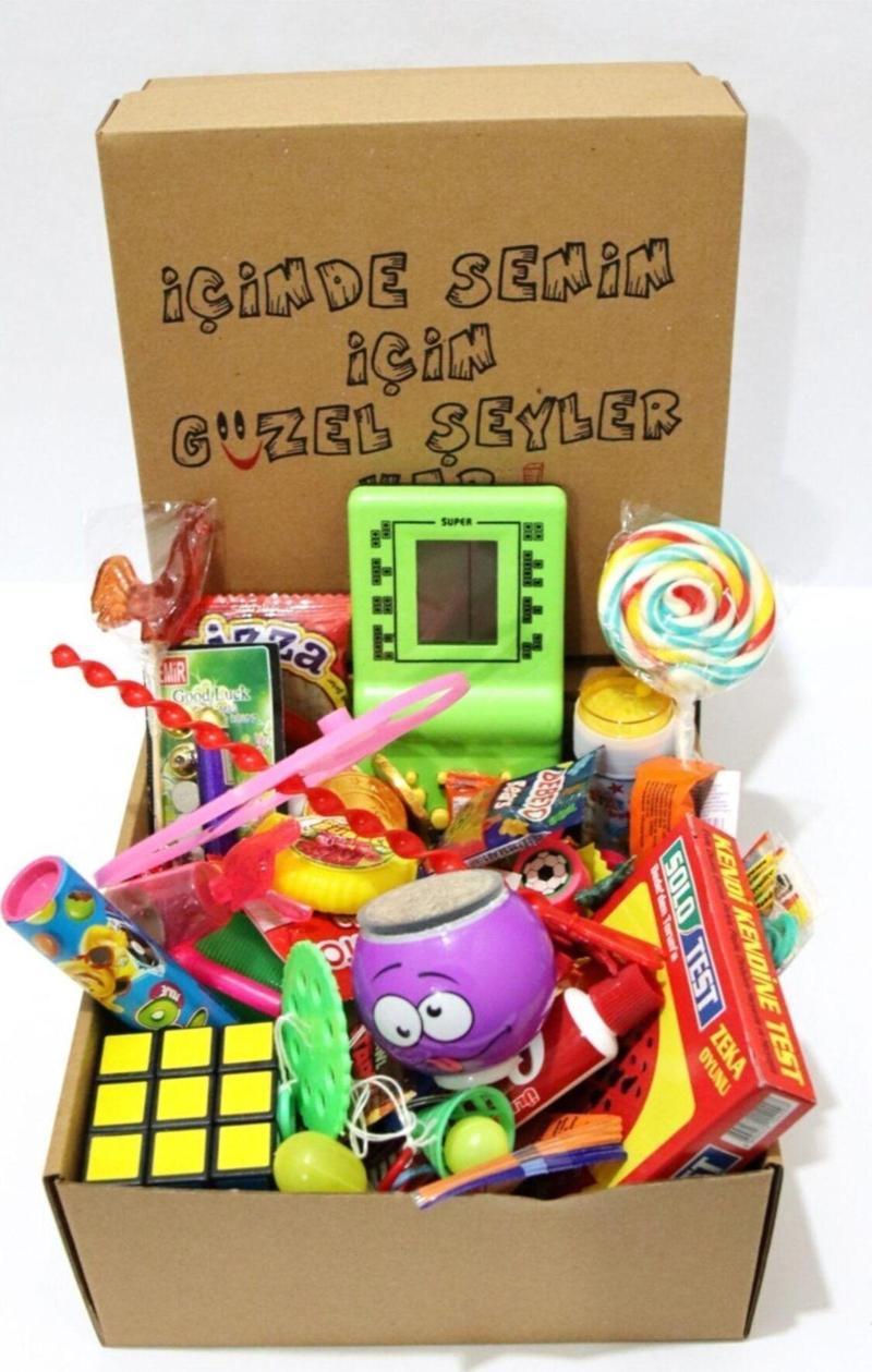 80 ler Nostaljik Oyuncak,sakız Ve Şekerleme Hediye Pakedi Lüx(1)