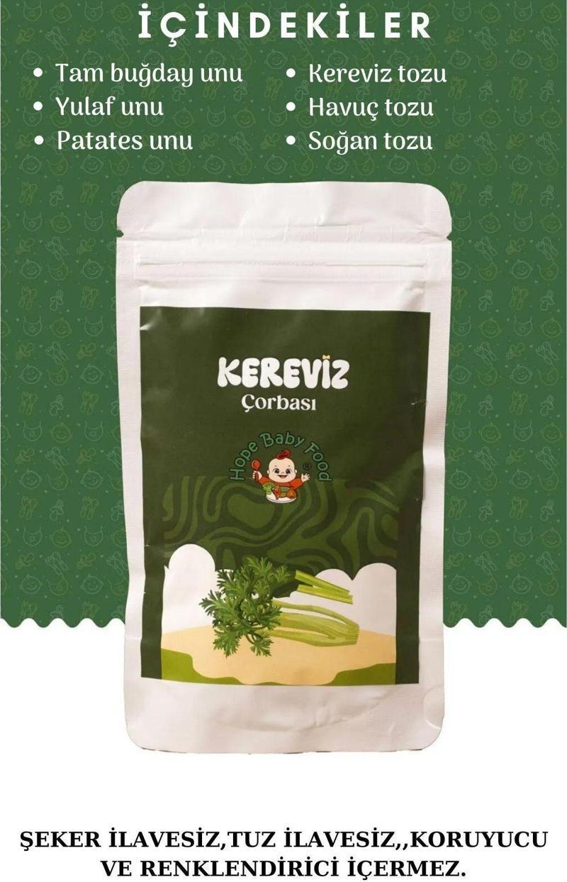 Kereviz Çorbası 8 Ay Bebek Ek Gıdası - 100 Gram