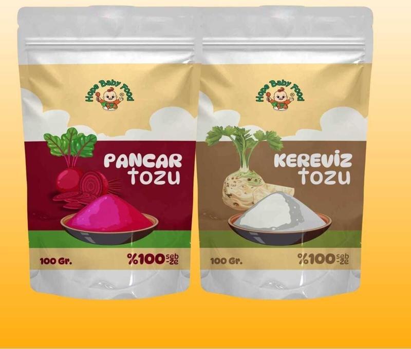 Kereviz Tozu (100G), Pancar Tozu(100G) Katkısız (%100 Sebze )