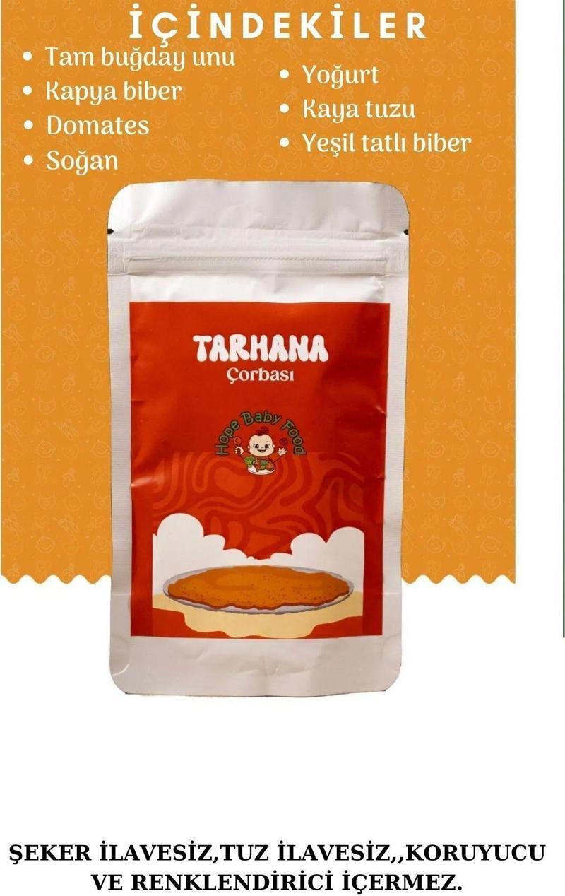 Tarhana Bebek Çorbası 1 Yaş Bebek Ek Gıdası 100 Gram