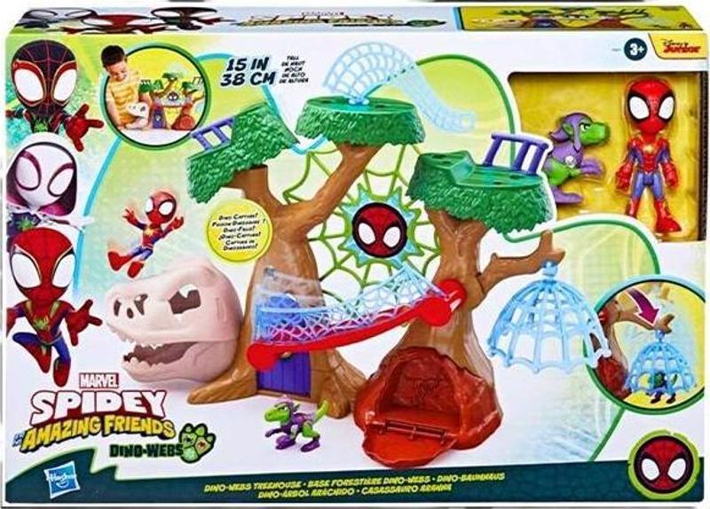 Spidey and His Amazing Friends Marvel Spider-Man Dino Webs Treehouse F9477