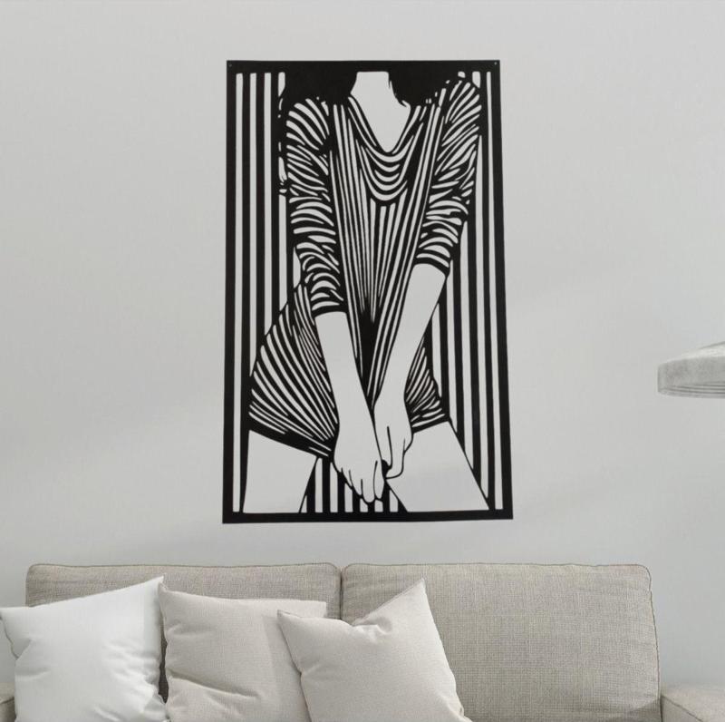 Nfsdızayn Marilyn Monroe Lazer Kesim Metal Tablo