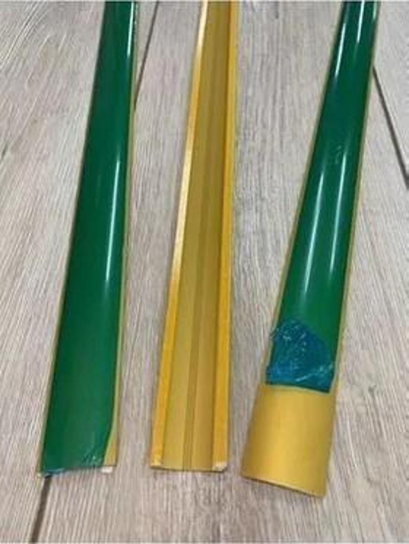 Alüminyum Sarı Kapı Eşik Profili Parke Kapı Altı Çıtası Yapışkanlı 78 cm