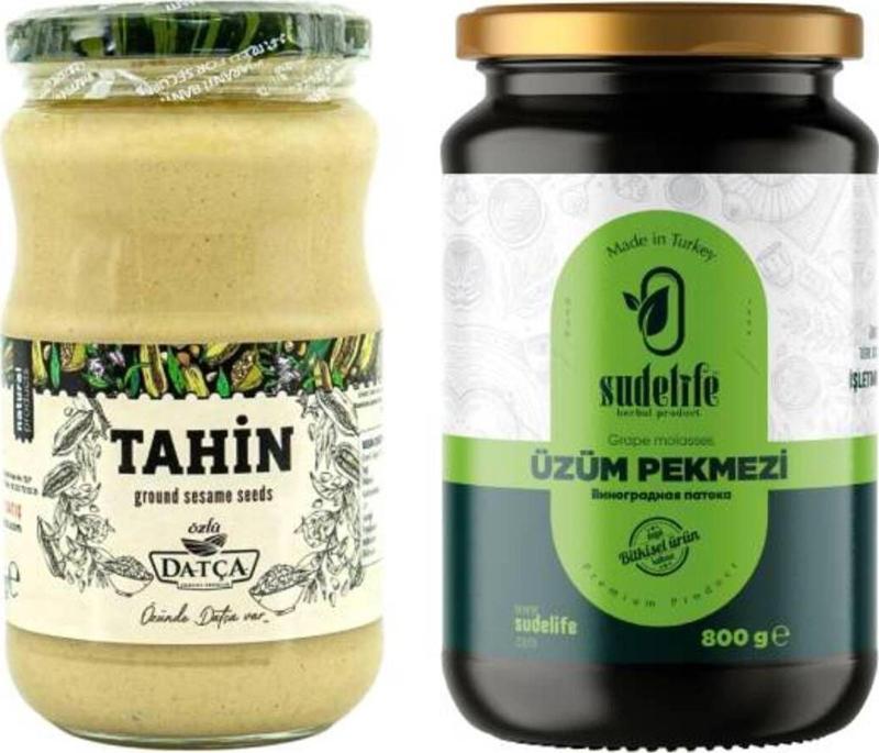 Tahin 450 Gr + Üzüm Pekmezi 800 Gr