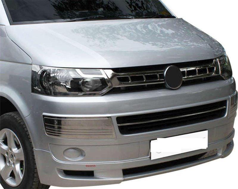 Volkswagen Transporter Uyumlu T5.5 Ön Panjur 2 Parça Krom 2010-2015