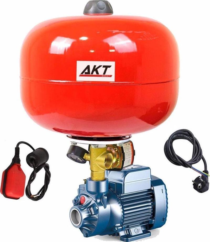 Pkm60 0.5 Hp 2 Kat 2 Daire 24 Litre Tanklı Paket Hidrofor