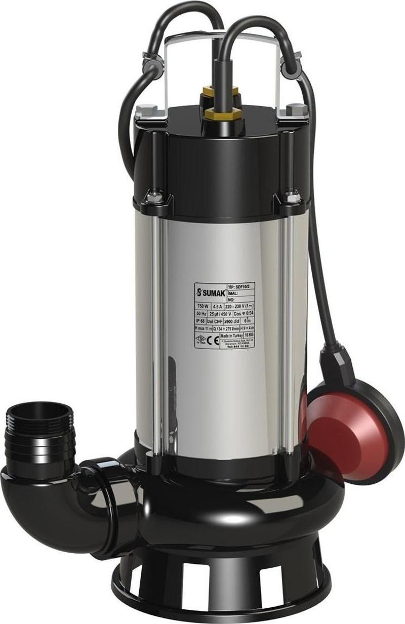 SDF 10/2 1 HP 220V Panolu Foseptik Dalgıç Pompa