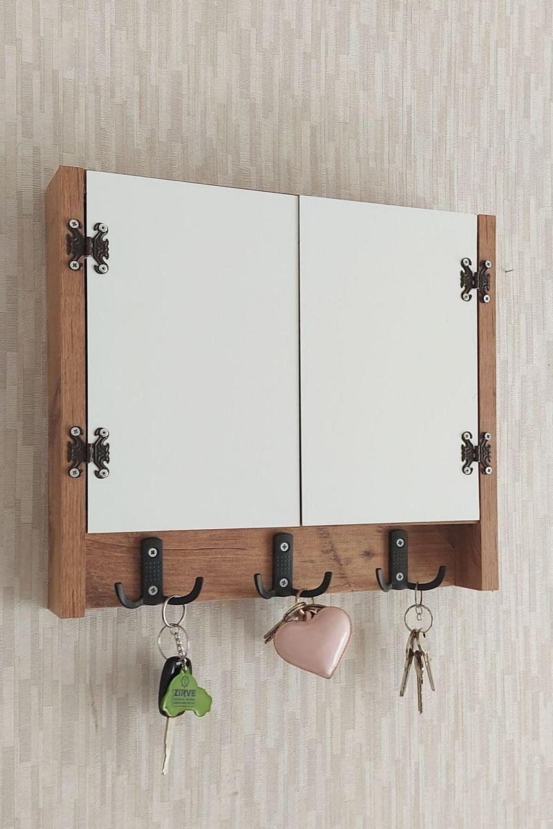 35X40 Cm Dekoratif Sigorta Saklama Kutusu Anahtarlıklı Sigorta Kutusu! Elektrik Pano Düzenleyici