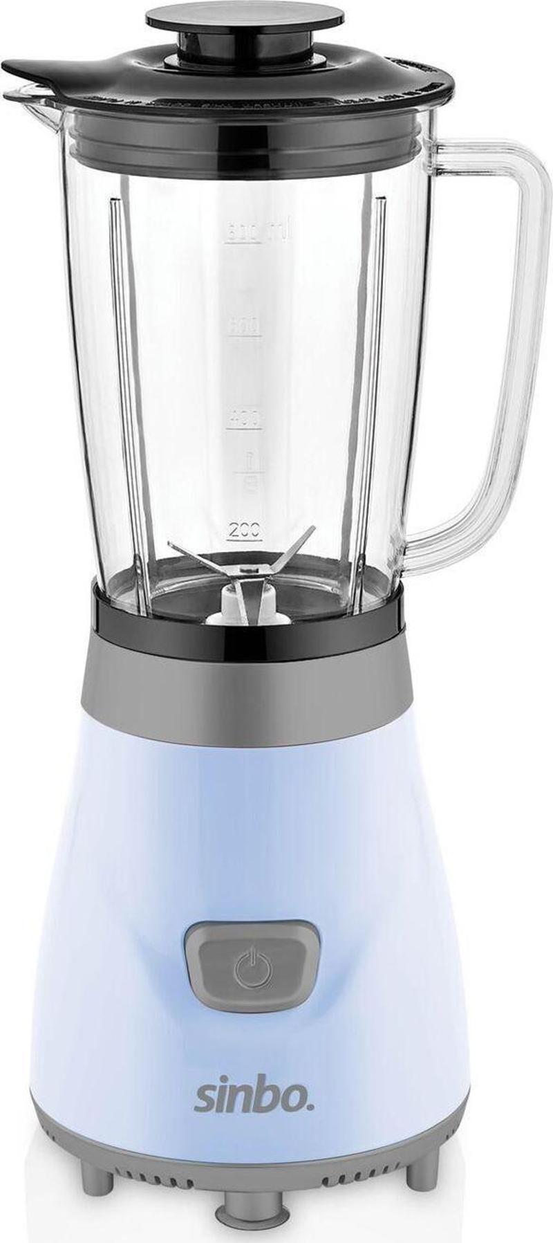 SHB-3170 Turbo Sürahi Blender Doğrayıcı Buz Kırıcı Mavi