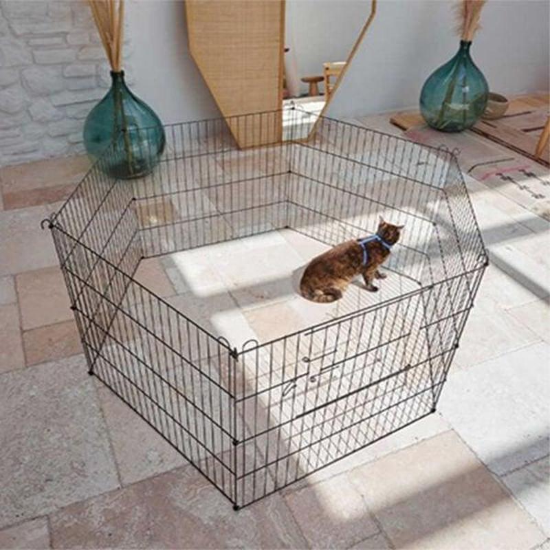 Kedi ve Köpekler için Bahçe Çiti 75x69 Cm
