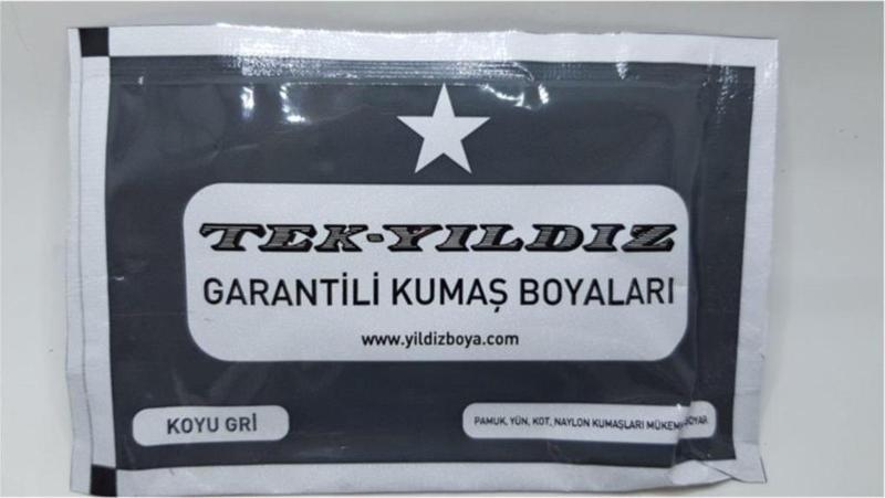 Kumaş Boyası - Koyu Gri