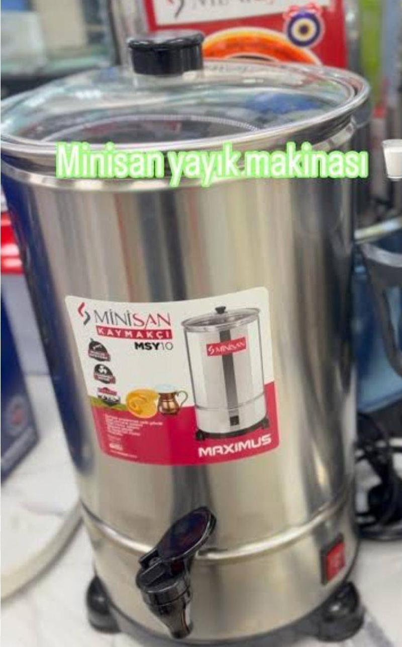 10 LT YAYIK MAKİNESİ MUSLUKLU  KAYMAKÇI