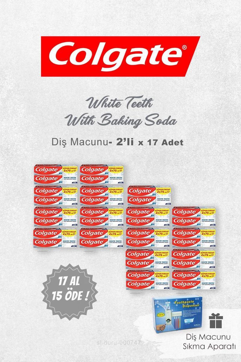 Baking Soda 2'li 17 AL 15 ÖDE 75 ml ve Pratik Diş Macunu Sıkma Aparatı