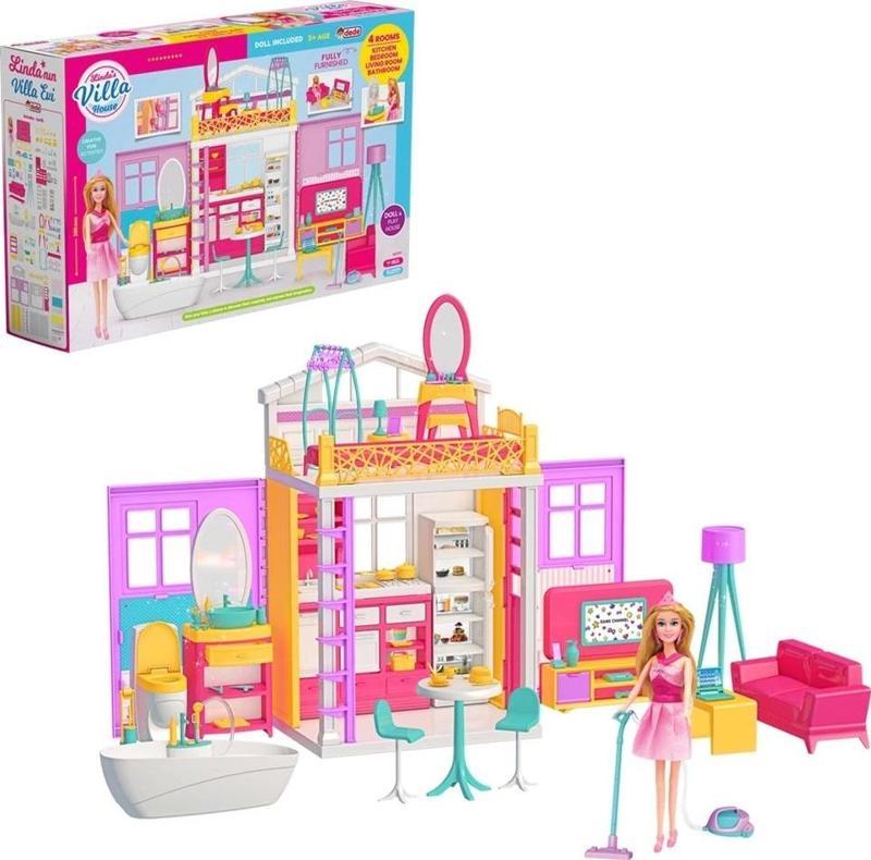 Linda'nın Villa Evi - Villa Oyuncak - Linda'nın Villa Seti - Barbie Villa Evi Seti