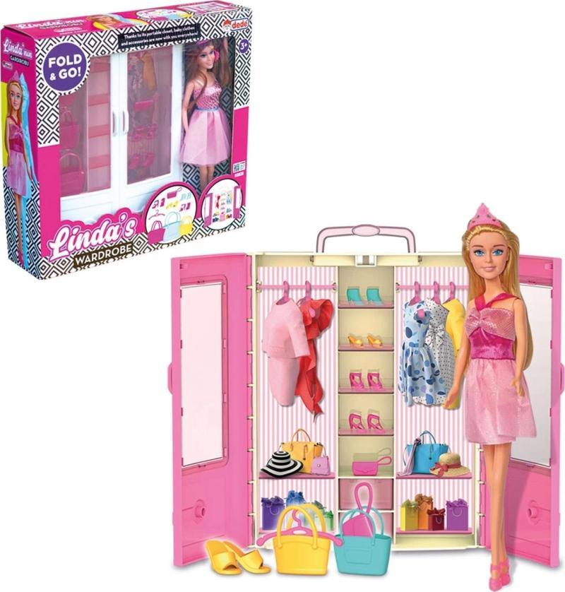 Linda'nın Bebekli Gardırobu - Barbie Dolap - Barbie Giysi Dolabı - Barbie Gardırop - Gardrop