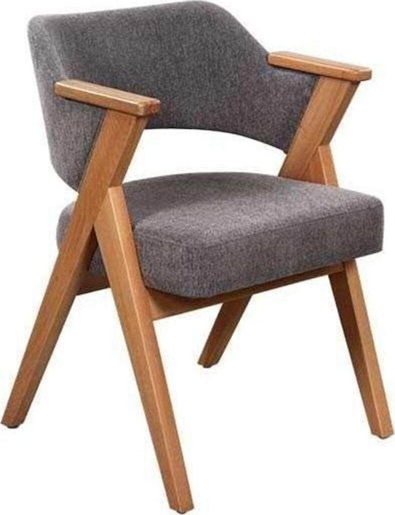 Viora Ahşap Kolçaklı Sandalye 48x49 cm