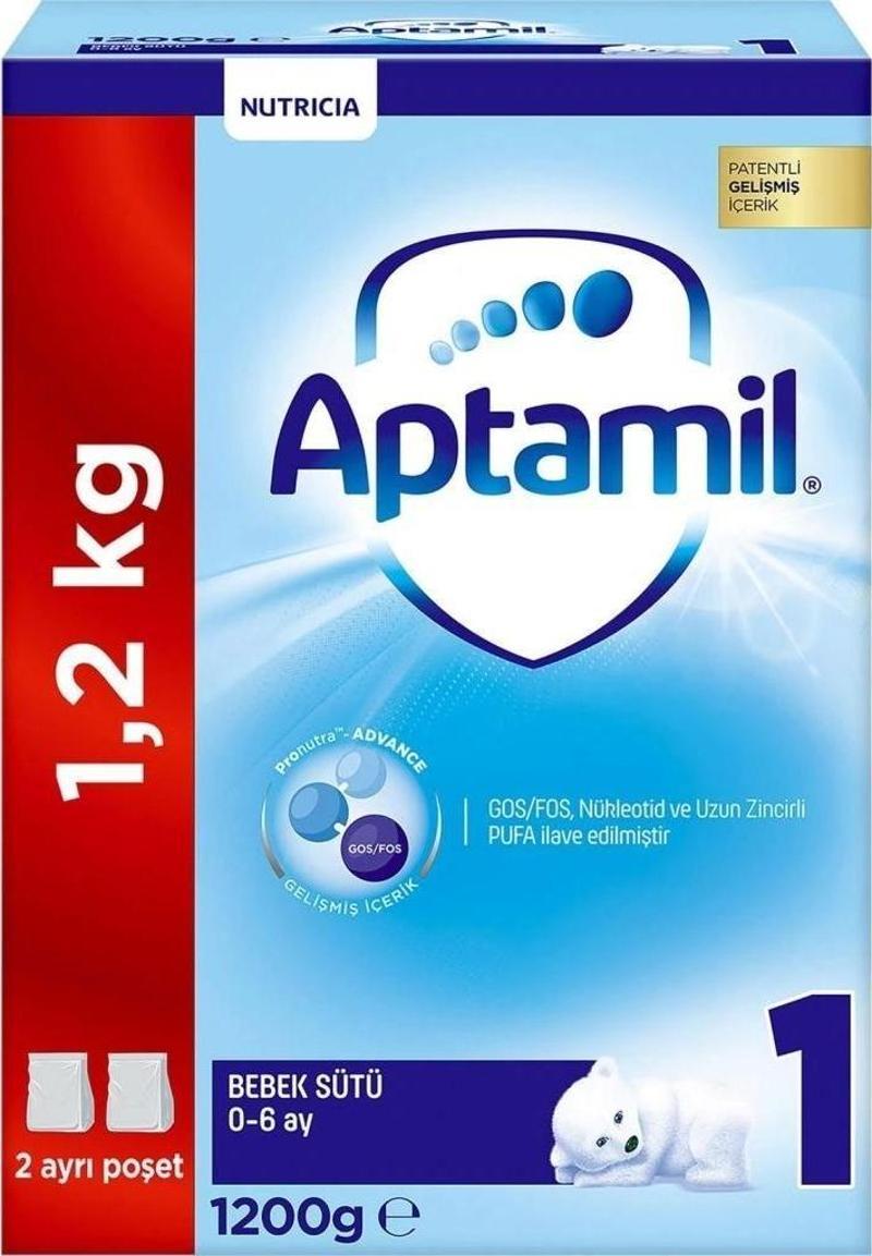 Nessiworld Aptamil Bebek Sütü Maması No1 0-6 Ay 1200 Gr