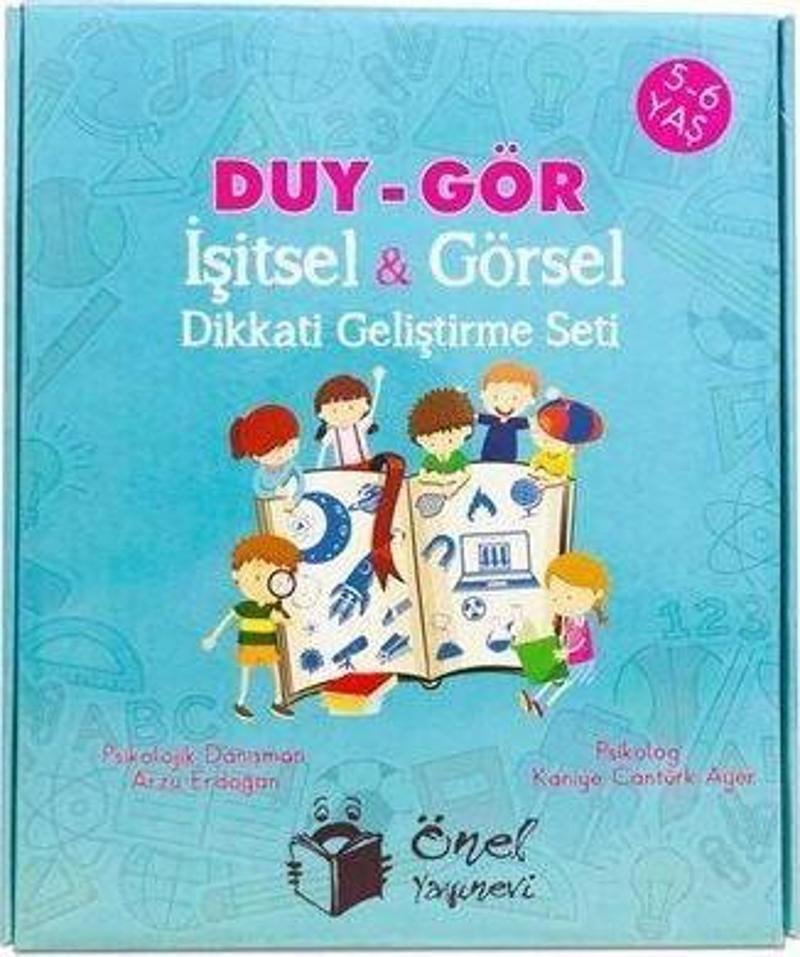 Duy-Gör - İşitsel ve Görsel Dikkati Geliştirme 5-6 Yaş Eğitim Seti