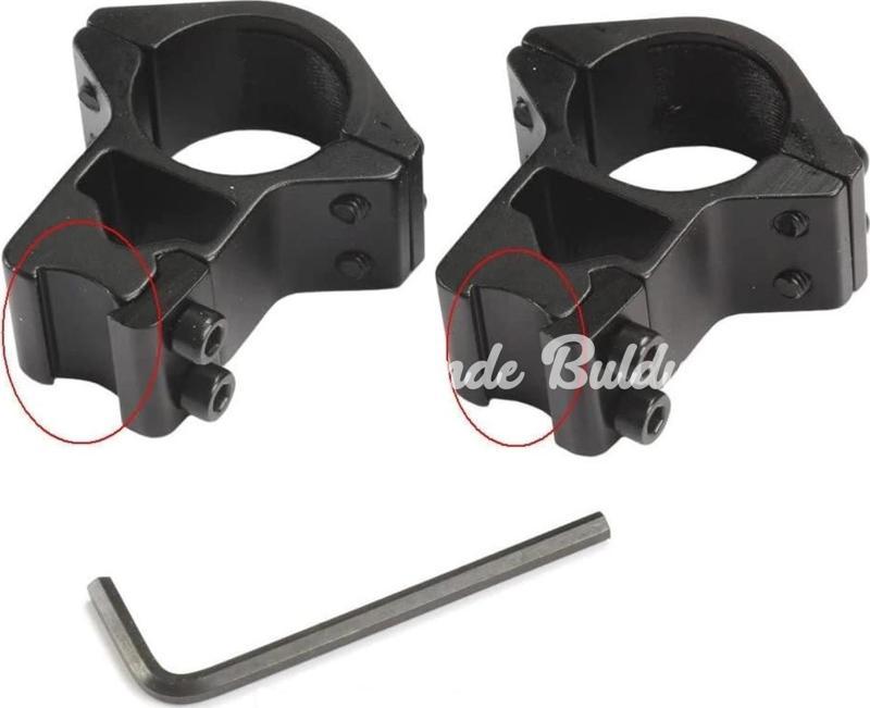 25.4mm Dürbün İçin 11mm Yüksek Havalı  / Av  Ayağı