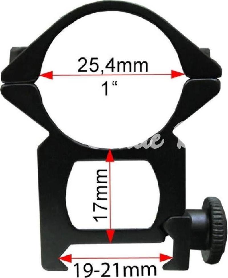 Çift Vidalı 22 Mm  Dürbün Montaj Ayağı