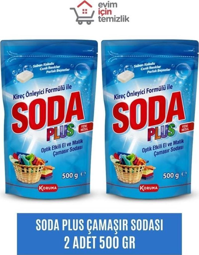 Soda Plus Çamaşır Sodası 500 gr x 2 Adet