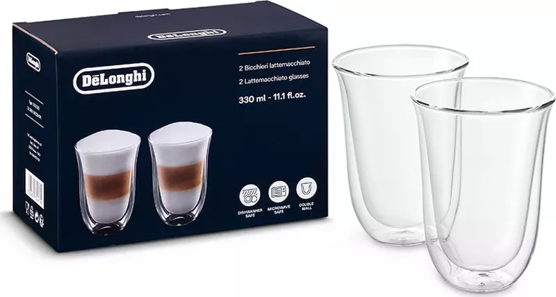 DLSC312 - 2'Li Latte Macchiato Çift Cidarlı Bardak