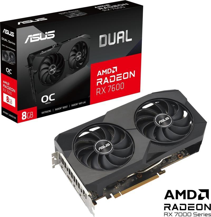 Radeon RX 7600 DUAL EVO OC Edition 8GB GDDR6